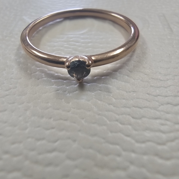 Pandora Light Blue Solitaire Ring size 54 - Picture 1 of 7
